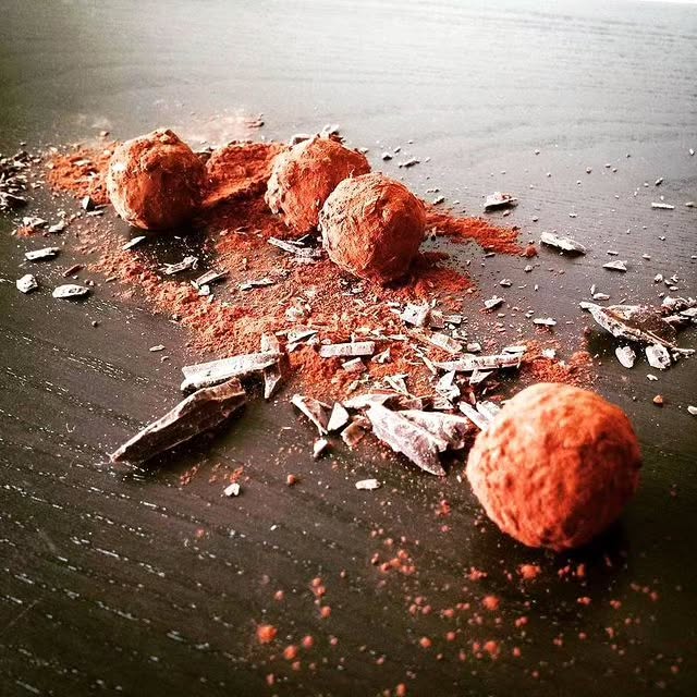 chocolate on a table